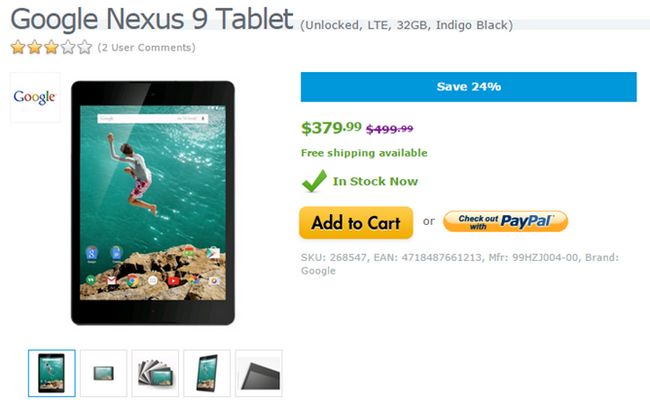 Fotografía - [Offre Alerte] Expansys USA Offres Le 32Go Nexus LTE Pour 9 380 $ avec la livraison gratuite, 220 $ sur le prix de détail